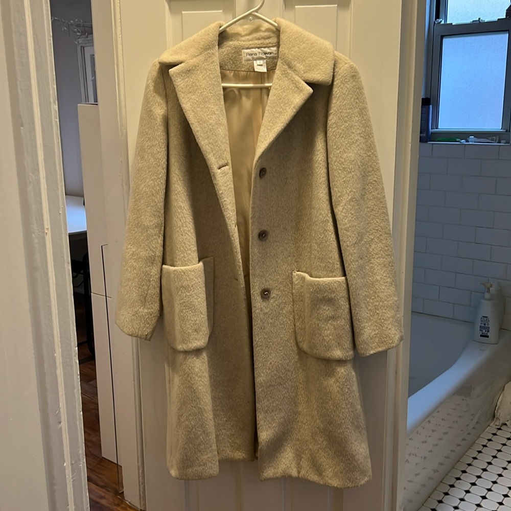 Grey wool Rena Rowan coat